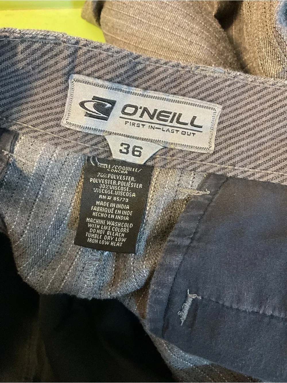 O’Neill men’s shorts.